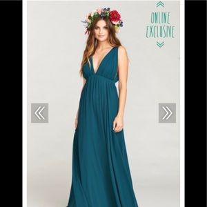 Show Me Your Mumu Bridesmaid Dress Deep Jade